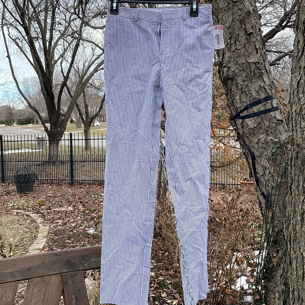 NWT Brooks Brothers boys size 12 seersucker pants